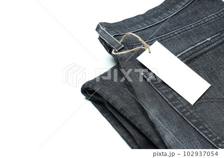 Concept of modern casual clothes - jeans, space for text 102937054