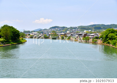 江川橋/川棚川より下流方向を望む(長崎県川棚町)【2023.5】 江川橋/川棚川より下流方向を望む(長崎県川棚町)【2023.5】 102937913