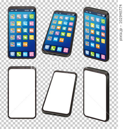 スマートフォンのイメージイラスト スマートフォンのイメージイラスト 102940774