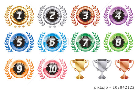 ランキングのイメージイラスト ランキングのイメージイラスト 102942122