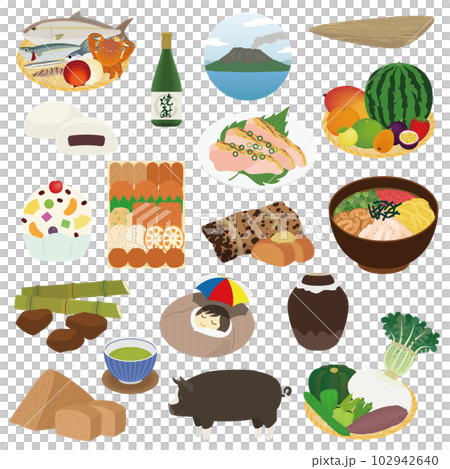 鹿兒島特產插圖集 102942640