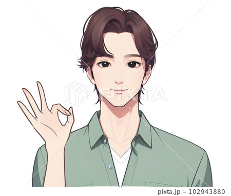 男性のイラスト素材 102943880
