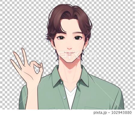男性のイラスト素材 102943880
