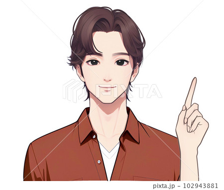 男性のイラスト素材 102943881