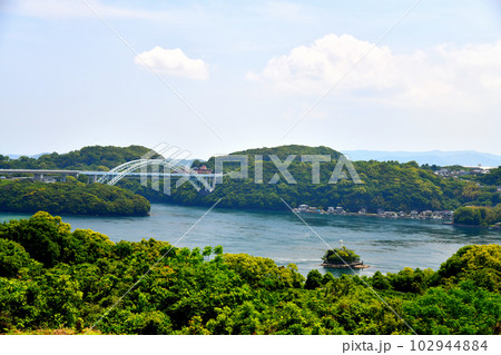 新西海橋/針尾瀬戸周辺を望む(長崎県西海市)【2023.5】 新西海橋/針尾瀬戸周辺を望む(長崎県西海市)【2023.5】 102944884