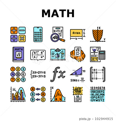 math education school science icons set vectorのイラスト素材 [102944915] - PIXTA
