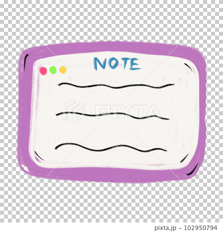 Cute Text box and message shape のイラスト素材 [102950794] - PIXTA