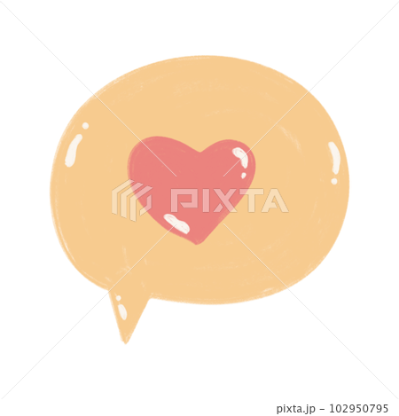 Cute Text box and message shape のイラスト素材 [102950795] - PIXTA