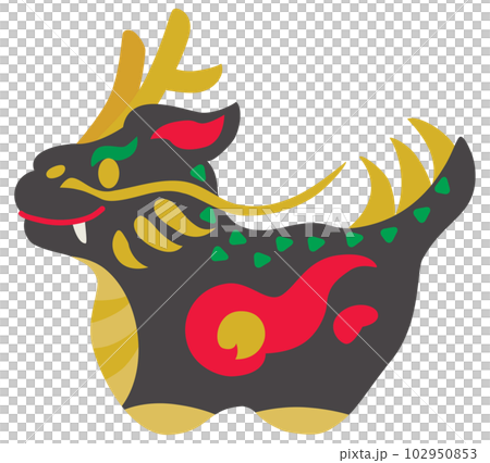 龍年黑龍俑圖解 龍年黑龍俑圖解 102950853