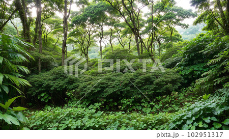 AI生成画像【大自然】ジャングルの風景 102951317
