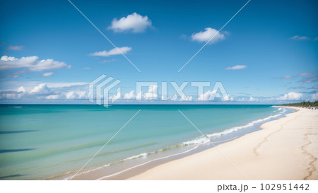 AI生成画像【大自然】海の風景 102951442