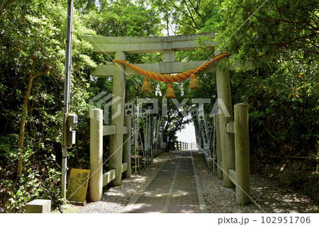 愛知県南知多町 羽豆神社鳥居 愛知県南知多町 羽豆神社鳥居 102951706