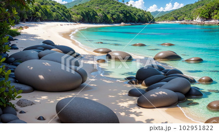 AI生成画像【大自然】海の風景 102951822