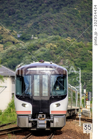 鵜沼駅付近を走る特急ひだ 鵜沼駅付近を走る特急ひだ 102954434