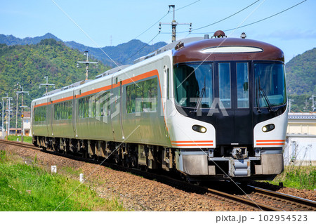 高山本線、下麻生ストレートを走る特急ひだ 102954523