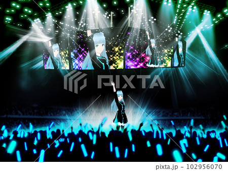 vtuberのライブ風景 vtuberのライブ風景 102956070