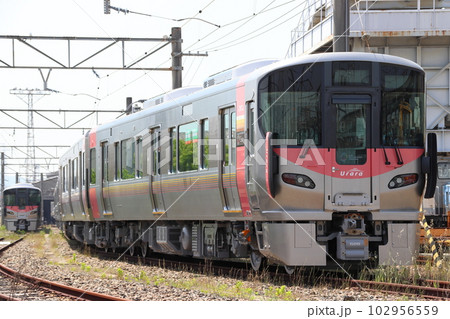 岡山エリア：山陽本線227系Urara（デビュー前の隔離） 102956559