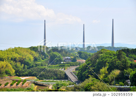 針尾送信所/針尾無線塔方面を望む(長崎県佐世保市)【2023.5】 針尾送信所/針尾無線塔方面を望む(長崎県佐世保市)【2023.5】 102959359