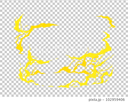 入れば誰でも雷属性フレーム 102959406