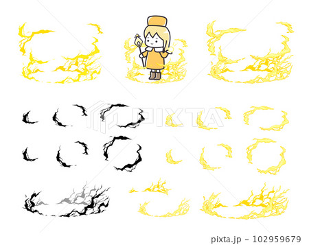 入れば誰でも雷属性フレーム 入れば誰でも雷属性フレーム 102959679