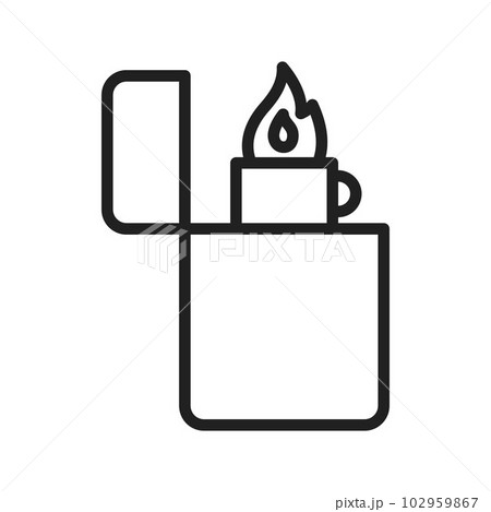 Lighter icon vector image. Lighter icon vector image. 102959867