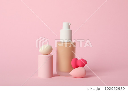 Concept of cosmetic and make up - foundation Concept of cosmetic and make up - foundation 102962980