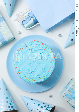 Concept of Happy Birthday, holiday Birthday cake Concept of Happy Birthday, holiday Birthday cake 102963014