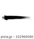 Black brush stroke isolated on a white background. Stock design element 102966080