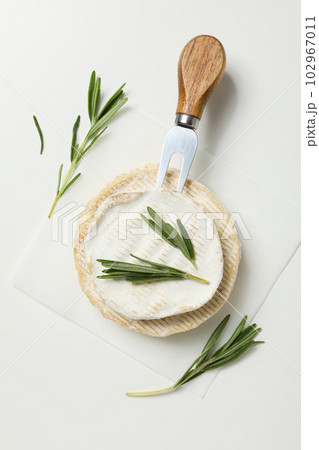 Concept of delicious French food - Camembert cheese 102967011