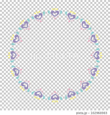heart frame purple heart frame purple 102968983