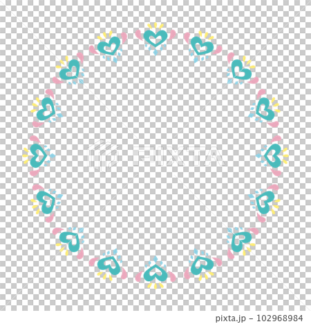 heart frame mint heart frame mint 102968984