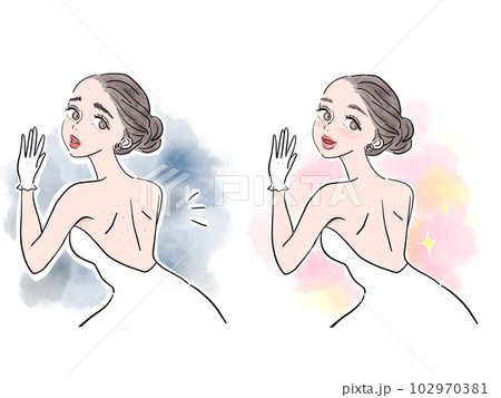 背中がツルツルの花嫁 背中がツルツルの花嫁 102970381