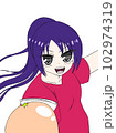 ツッコミを入れる女の子 102974319