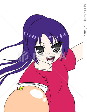 ツッコミを入れる女の子 ツッコミを入れる女の子 102974319