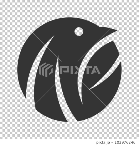 bird logo template. Icon Illustration Brand Identity. Isolated and flat illustration. Vector graphic 102976246