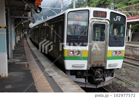 上越線211系矢絣柄（4両編成：高崎⇔水上） 102977572