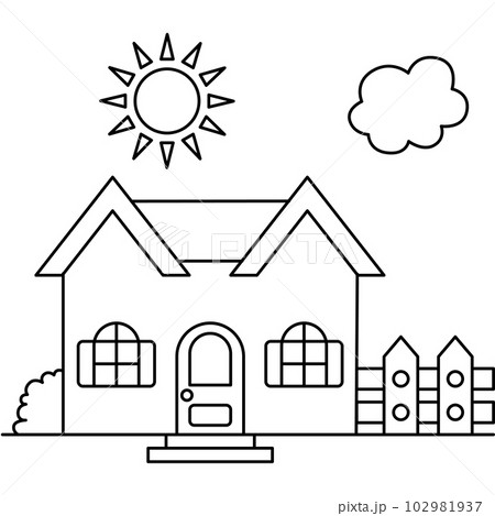 House cartoon vector illustration 102981937