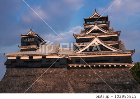 熊本県 熊本城天守閣 熊本県 熊本城天守閣 102985815