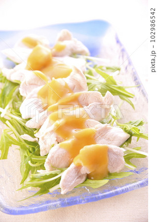 鶏ささみしゃぶしゃぶサラダ 鳥ささみサラダ 鶏ささみ 鶏ささみしゃぶしゃぶサラダ 鳥ささみサラダ 鶏ささみ 102986542