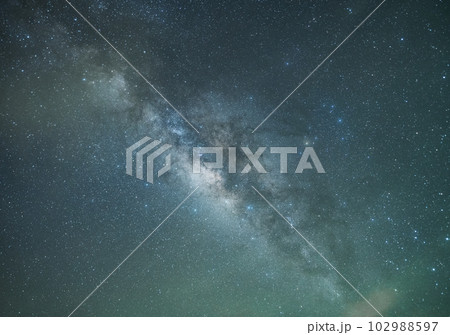 The Milky way and stars in the night sky 102988597