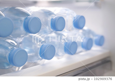 cold drinking water in the refrigerator cold drinking water in the refrigerator 102989376