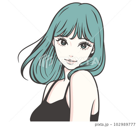 女性,女の子,イラスト,アニメ,漫画,美少女,萌え,キャラクター,コスプレ,二次元,デジタル,日本, 102989777