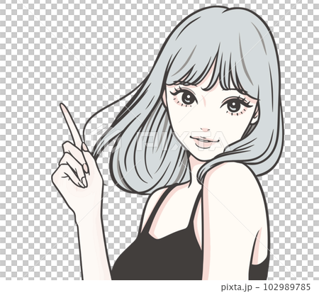 女性,女の子,イラスト,アニメ,漫画,美少女,萌え,キャラクター,コスプレ,二次元,デジタル,日本, 102989785