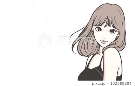 女性,女の子,イラスト,アニメ,漫画,美少女,萌え,キャラクター,コスプレ,二次元,デジタル,日本, 102989804