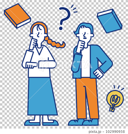 從事專利知識產權職業的男性和女性 102990938