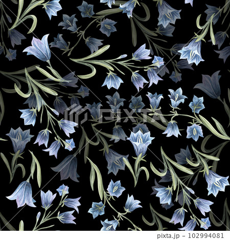 Gentle Botanical - Dark Blue