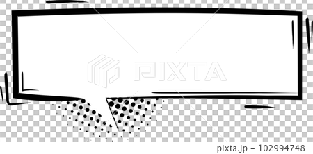 collection set of cute hand drawn pop art polka dot halftone blank speech bubble balloon, shout, think, speak, talk, text box, banner, flat png transparent element design  102994748