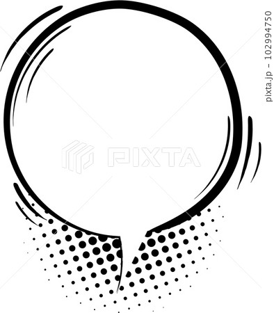 collection set of cute hand drawn pop art polka dot halftone blank speech bubble balloon, shout, think, speak, talk, text box, banner, flat png transparent element design  102994750