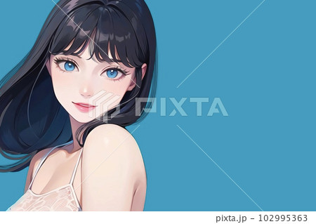 女性,女の子,イラスト,アニメ,漫画,美少女,萌え,キャラクター,コスプレ,二次元,デジタル,日本, 102995363