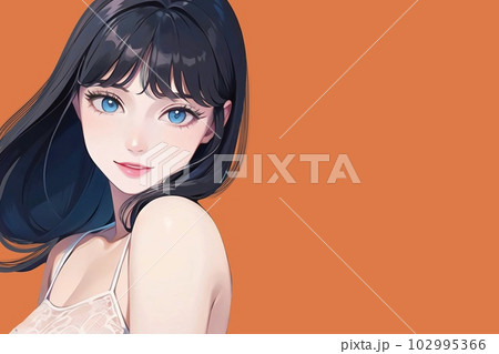 女性,女の子,イラスト,アニメ,漫画,美少女,萌え,キャラクター,コスプレ,二次元,デジタル,日本, 102995366